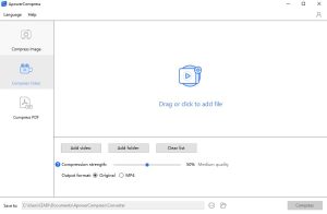دانلود نرم افزار فشرده سازی عکس ، ویدیو و PDF به نام ApowerCompress